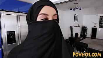 Big tittied arab girl pov gobbling cock and getting fucked